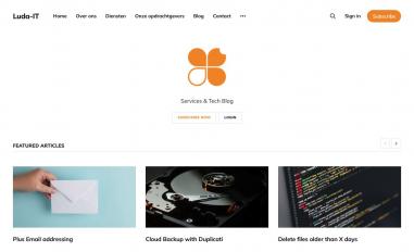 Schermafbeelding van luda-it.com