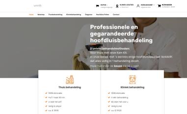 Schermafbeelding van luizenkliniek.nl