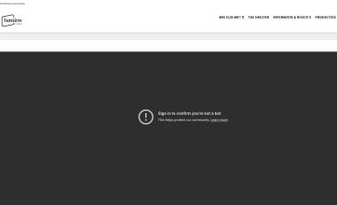 Schermafbeelding van luminvest.be