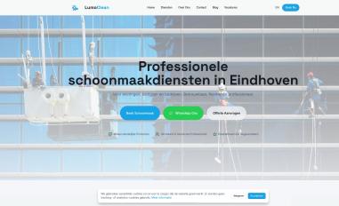 Schermafbeelding van lumoclean.nl