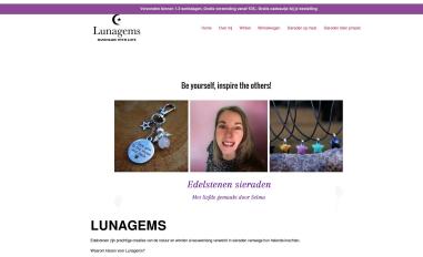 Schermafbeelding van lunagems.nl