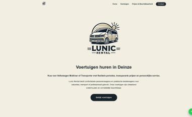 Schermafbeelding van lunicrental.be