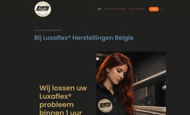 Schermafbeelding van luxaflex-herstellingen.be