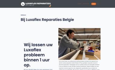 Schermafbeelding van luxaflex-reparaties.be
