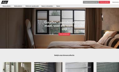 Schermafbeelding van luxaflex.nl