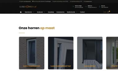 Schermafbeelding van luxehorren.nl