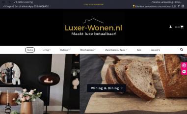 Schermafbeelding van luxer-wonen.nl