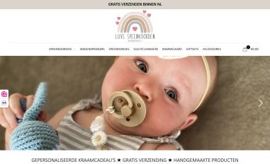 Schermafbeelding van luxespeenkoorden.nl