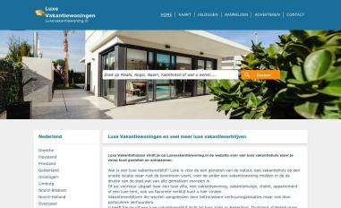 Schermafbeelding van luxevakantiewoning.nl