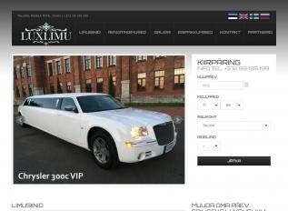 Schermafbeelding van luxlimu.ee