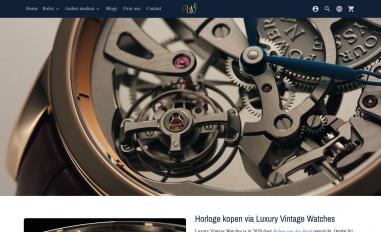 Schermafbeelding van luxuryvintagewatches.nl