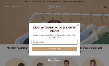 Schermafbeelding van luzyo.com