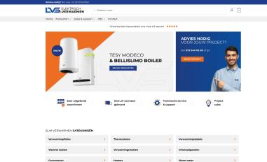 Schermafbeelding van lvsverwarming.nl