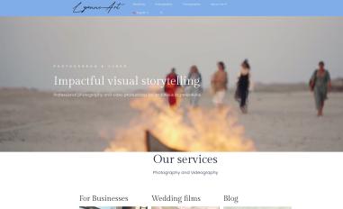 Schermafbeelding van lyanneart.com