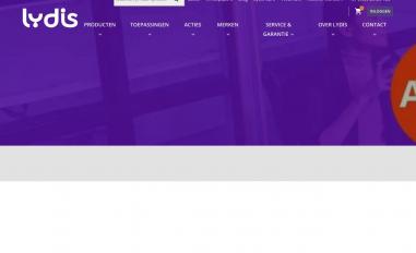 Schermafbeelding van lydis.nl