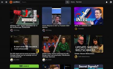 Schermafbeelding van lyrawave.com