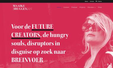 Schermafbeelding van maaikebruggeman.nl