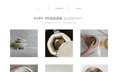 Schermafbeelding van maaikepijkeren.nl