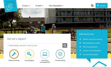 Schermafbeelding van maasdelta.nl