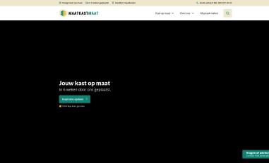 Schermafbeelding van maatkastmaat.nl