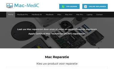 Schermafbeelding van mac-medic.nl