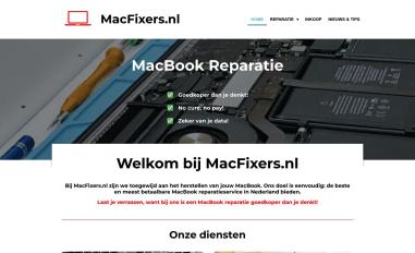 Schermafbeelding van macfixers.nl