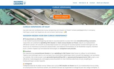 Schermafbeelding van machininglessons.com