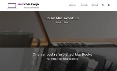 Schermafbeelding van mackoelewijn.nl