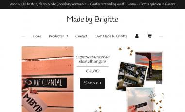 Schermafbeelding van madebybrigitte.nl