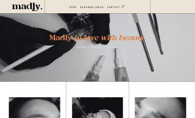 Schermafbeelding van madlybeauty.nl