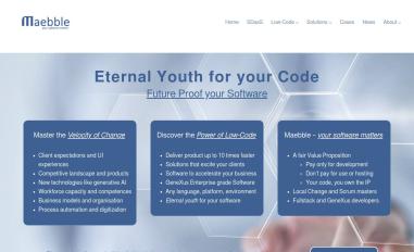 Schermafbeelding van maebble.com