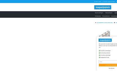 Schermafbeelding van magazijnplein.nl