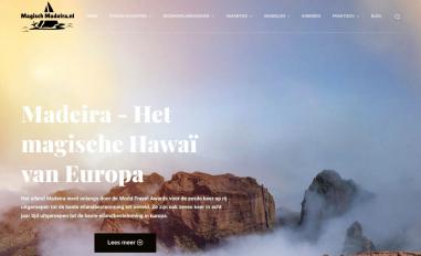 Schermafbeelding van magischmadeira.nl