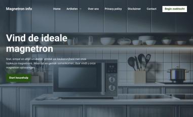 Schermafbeelding van magnetroninfo.nl