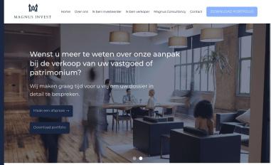 Schermafbeelding van magnus-invest.com