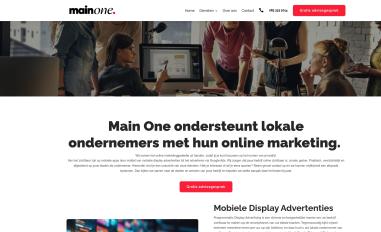 Schermafbeelding van mainone.nl