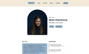 Schermafbeelding van maitealdenkamp.be