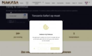 Schermafbeelding van makasatanzania.nl