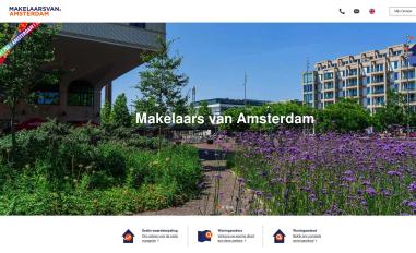 Schermafbeelding van makelaars-in-amsterdam.nl