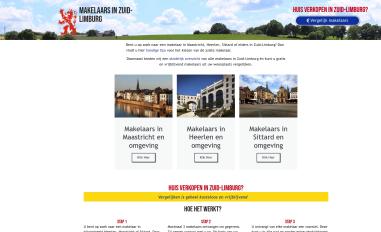 Schermafbeelding van makelaarsinzuidlimburg.nl