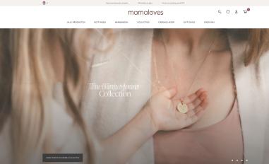 Schermafbeelding van mamaloves.com