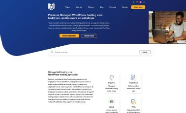 Schermafbeelding van managedwphosting.nl