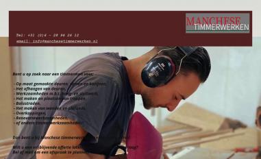 Schermafbeelding van manchesetimmerwerken.nl