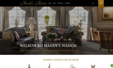 Schermafbeelding van mandysmaison.nl