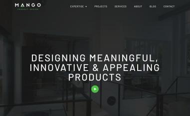 Schermafbeelding van mangoproductdesign.com
