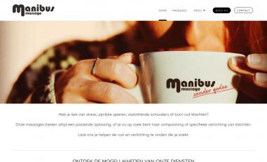 Schermafbeelding van manibus.nl