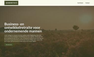 Schermafbeelding van mannenretraite.nu