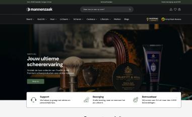 Schermafbeelding van mannenzaak.nl