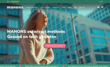 Schermafbeelding van manonsfoodfacts.nl