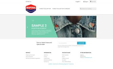 Schermafbeelding van mapona.nl